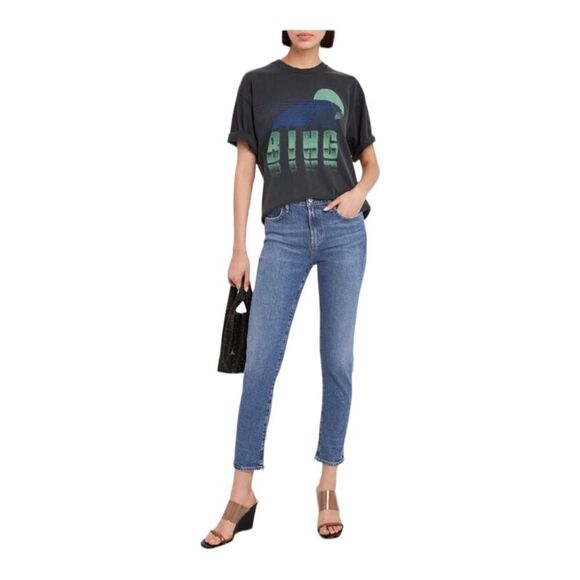 Agoldi Toni High Rise Slim Straight - Picture 1 of 10